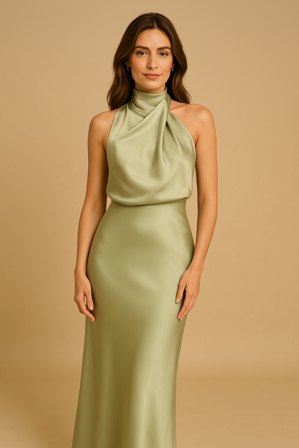 Elara™ | Glamoureuze satijnen jurk